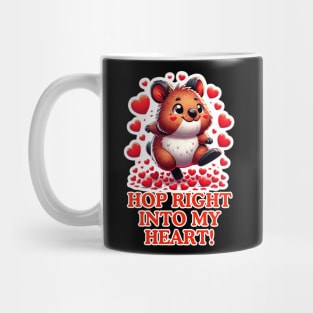 Cuddly Quokka Love: Heartwarming Hops Mug